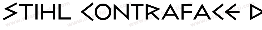 STIHL Contraface Display Medium字体转换